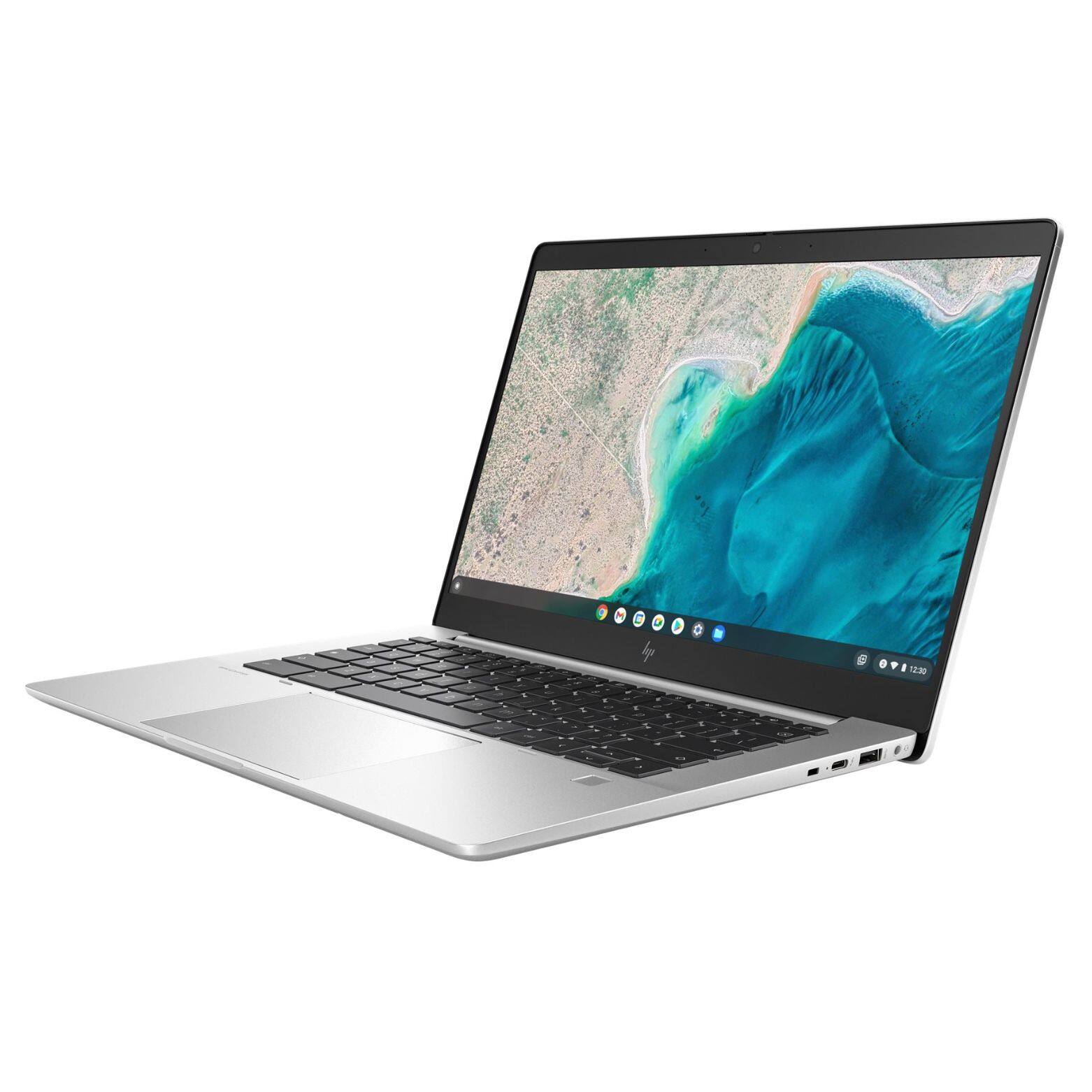 Alt View 1. HP - Elite c640 G3 14" FHD Touch Intel Core i3-1215U 1.2 GHz up to 4.4 GHz 8GB RAM 256GB SSD ChromeOS - Silver.