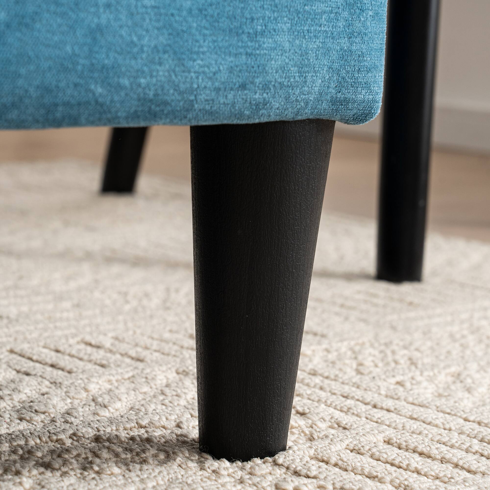 Alt View 5. Tiramisubest - Convertible U-Shaped Sofa with Storage Footstools,2-Seater Combination Sofa for Living Room/Bedroom/Office,Lake Blue - Lake Blue.