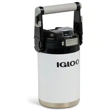 Front. Igloo - IGLOO Rival Fusion 54 oz. Water Jug, White - White.
