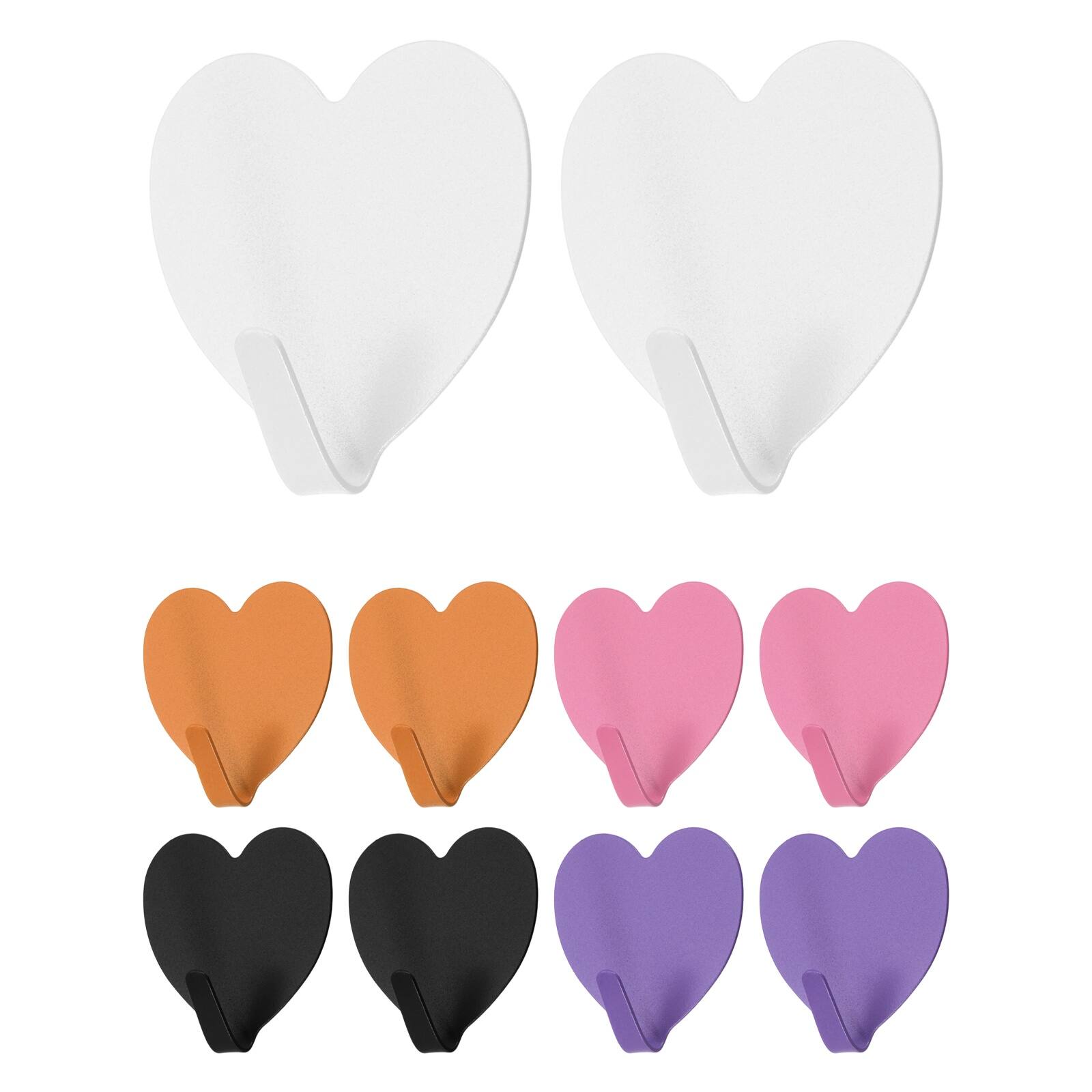 Beige, Orange, Black, Rose Red, Purple