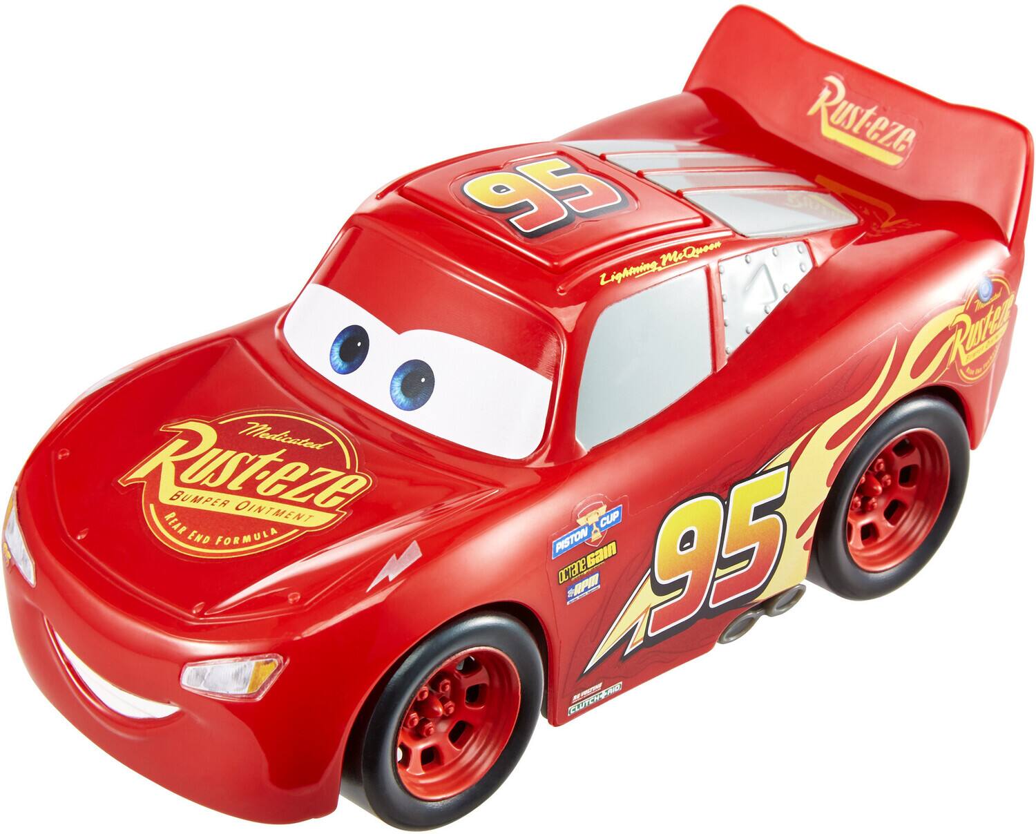 Rusteze  
Medicated Bumper Ointment  
Rear End Formula  

Lightning McQueen  

95  

NASCAR CUP SERIES  
LITE-CAM  
SPEED  

Rusteze