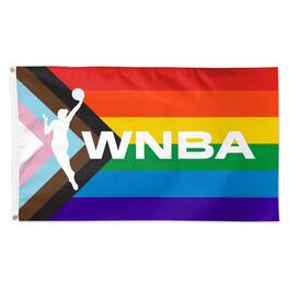WinCraft - WNBA 3' x 5' Pride Wordmark Single-Sided Flag - Multicolor
