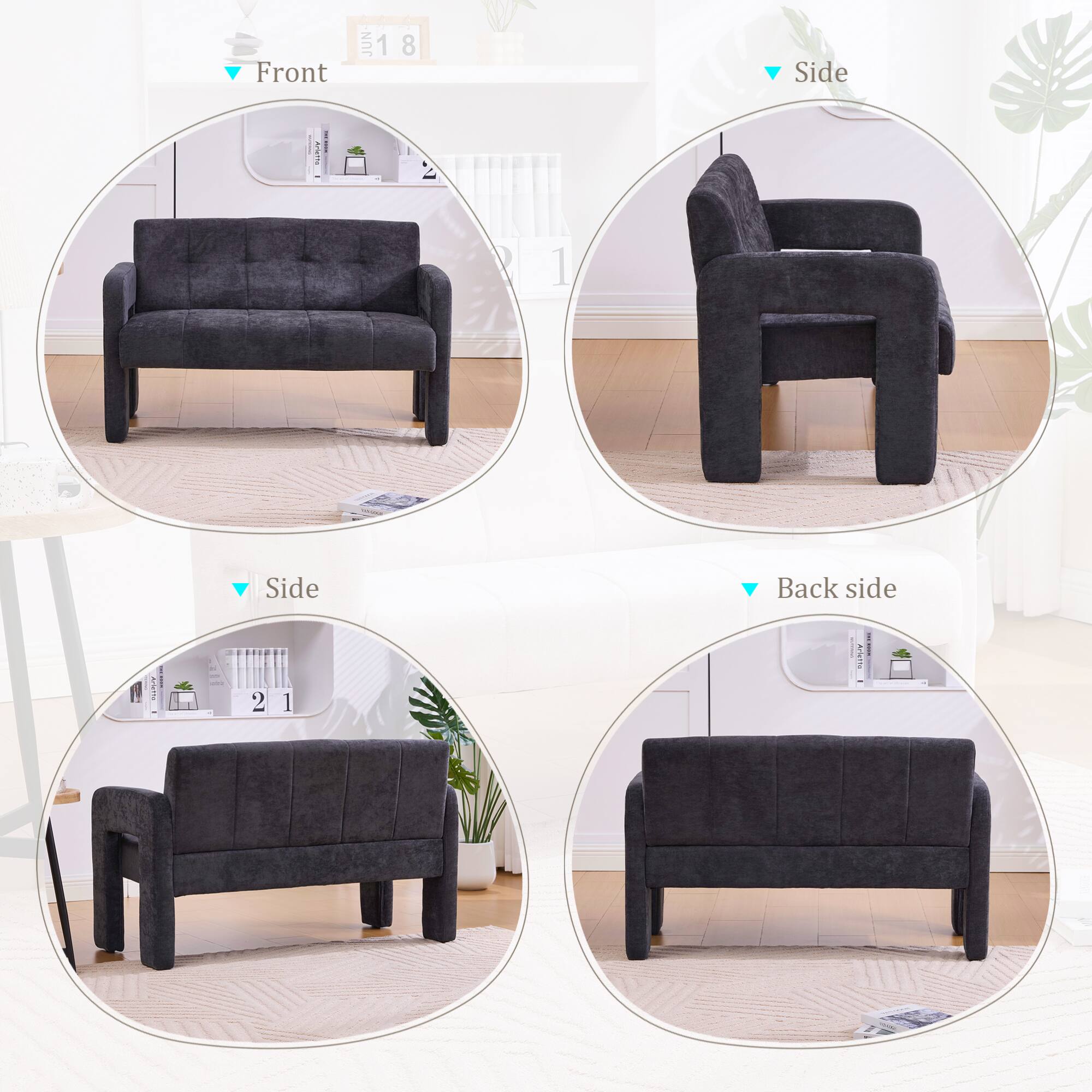 Front  
Side  
Side  
Back side