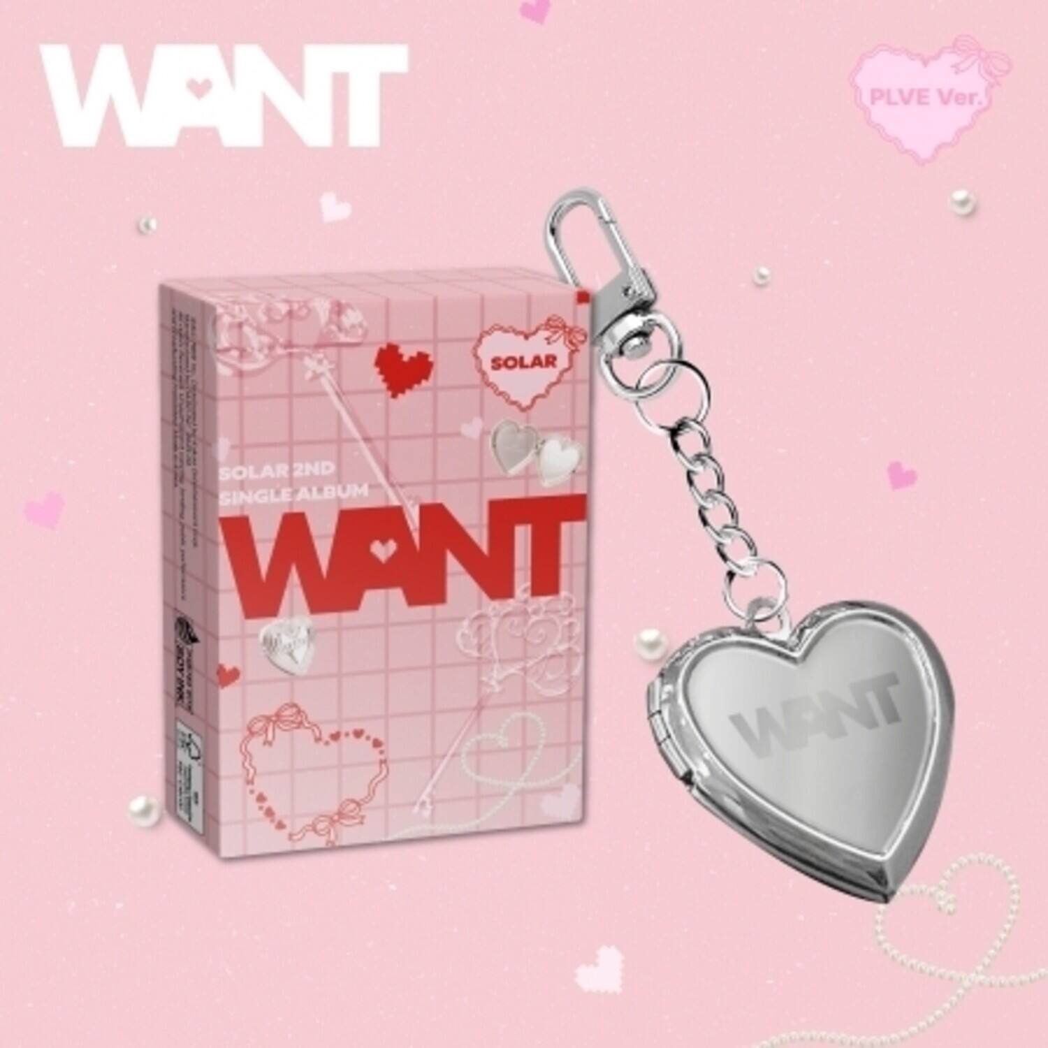 WANT  
SOLAR 2ND SINGLE ALBUM  
WANT  
PLVE Ver.