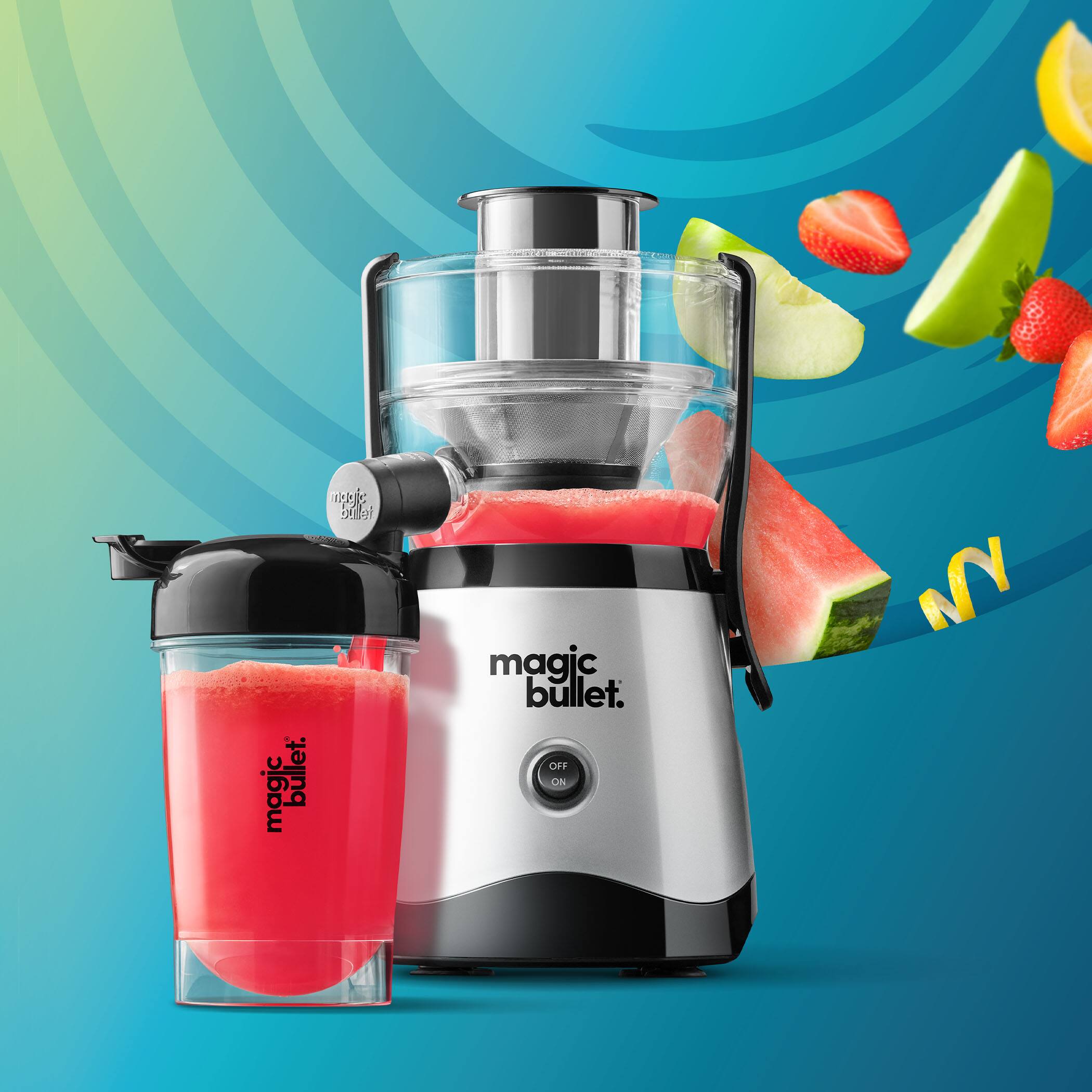 Alt View 17. Magic Bullet - Compact Juicer with cup - MBJ50100 - Silver.