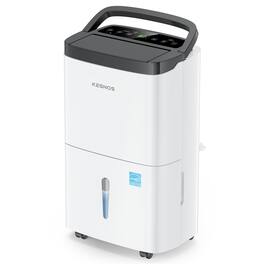 Kesnos - 80-Pint ENERGY STAR Certified Dehumidifier with 0.92-Gallon Tank, 2-Speed (For Rooms 5000 Square Feet)