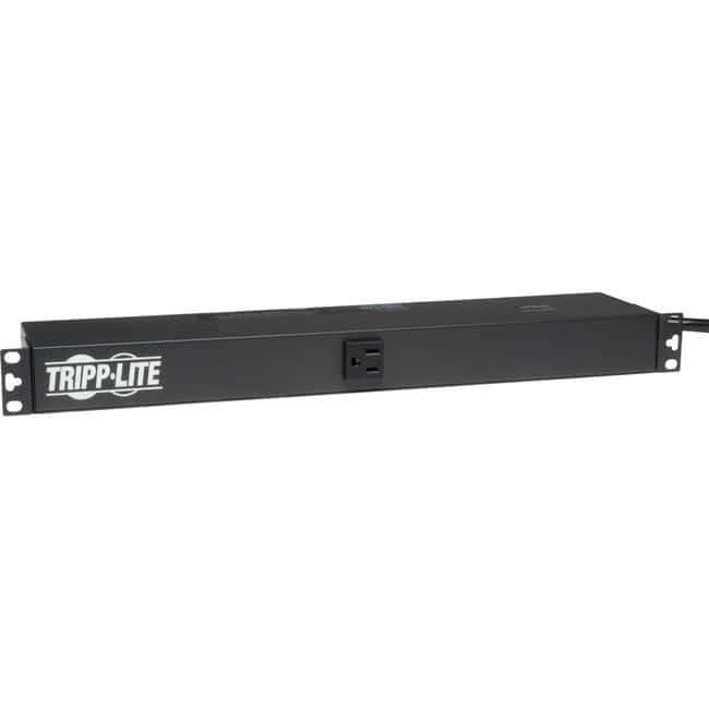 Tripp Lite - by Eaton PDU 1.8kW Single-Phase 120V Basic PDU 13 NEMA 5-15R Outlets NEMA 5-15P Input 15 ft. (4.57 m) Cord 1U - Unknown