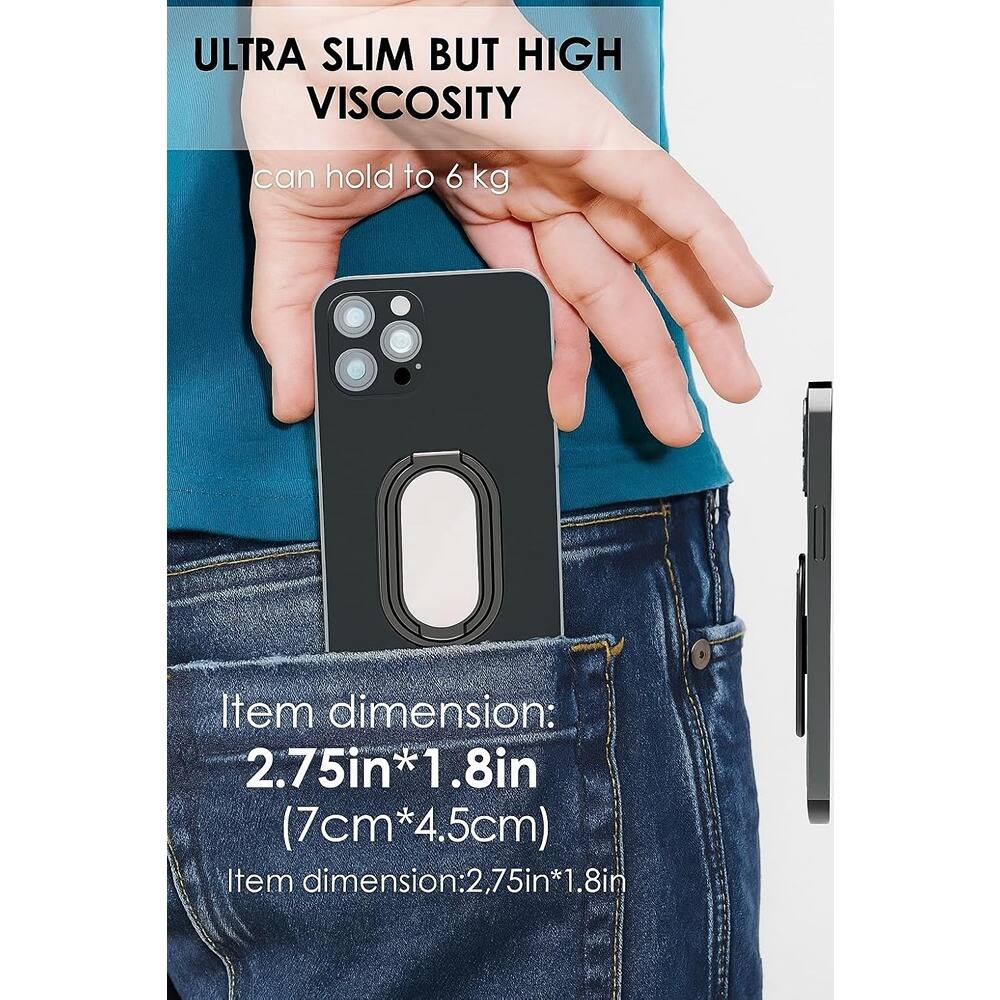 ULTRA SLIM BUT HIGH VISCOSITY  
can hold to 6 kg  

Item dimension: 2.75in*1.8in (7cm*4.5cm)  
Item dimension: 2.75in*1.8in
