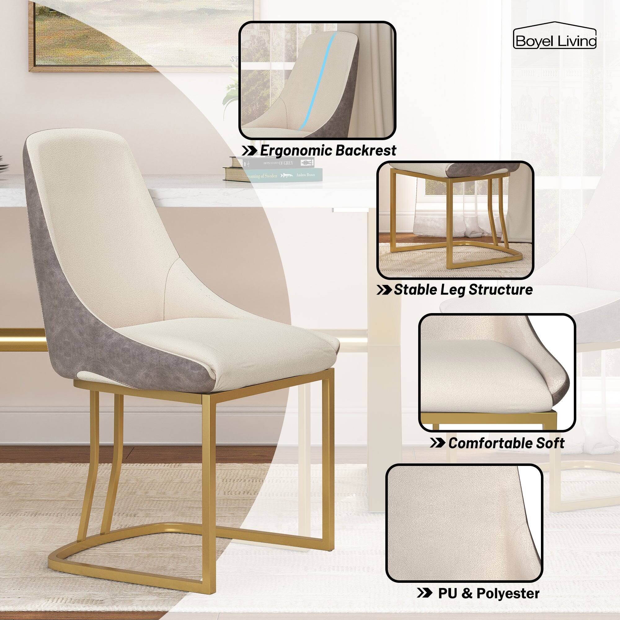 Bovel Living

- Ergonomic Backrest
- Stable Leg Structure
- Comfortable Soft
- PU & Polyester