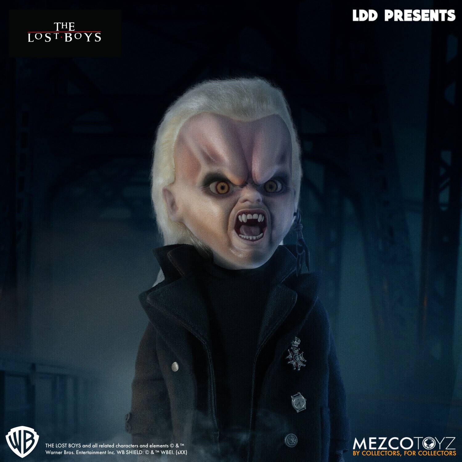 THE LOST BOYS LDD PRESENTS  
WB THE Warner LOST Bros. BOYS Entertainment and all related Inc. characters WB SHIELD: and elements 5 - WBEI. C & (AXX) - MEZCOTOYZ  
BY COLLECTORS, FOR COLLECTORS