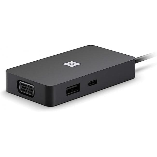 Microsoft - Surface USB-C Travel Hub for Business - USB Type C Connector - 1 x USB-A Port & 1 x USB-C Port - 1 x HDMI & 1