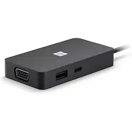 Microsoft - Surface USB-C Travel Hub for Business - USB Type C Connector - 1 x USB-A Port & 1 x USB-C Port - 1 x HDMI & 1