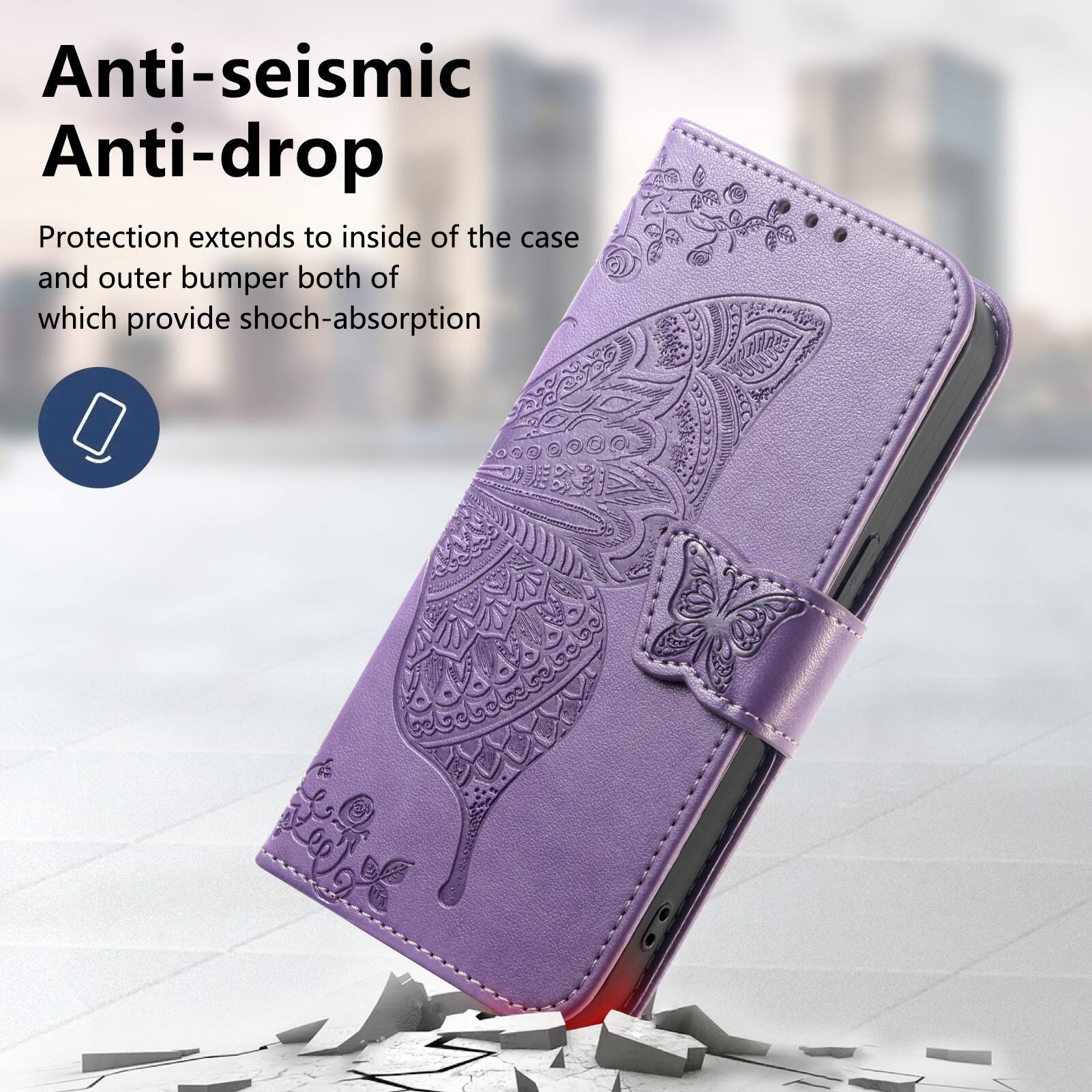 Anti-seismic Anti-drop

Protection extends to inside of the case and outer bumper both of which provide shock-absorption
