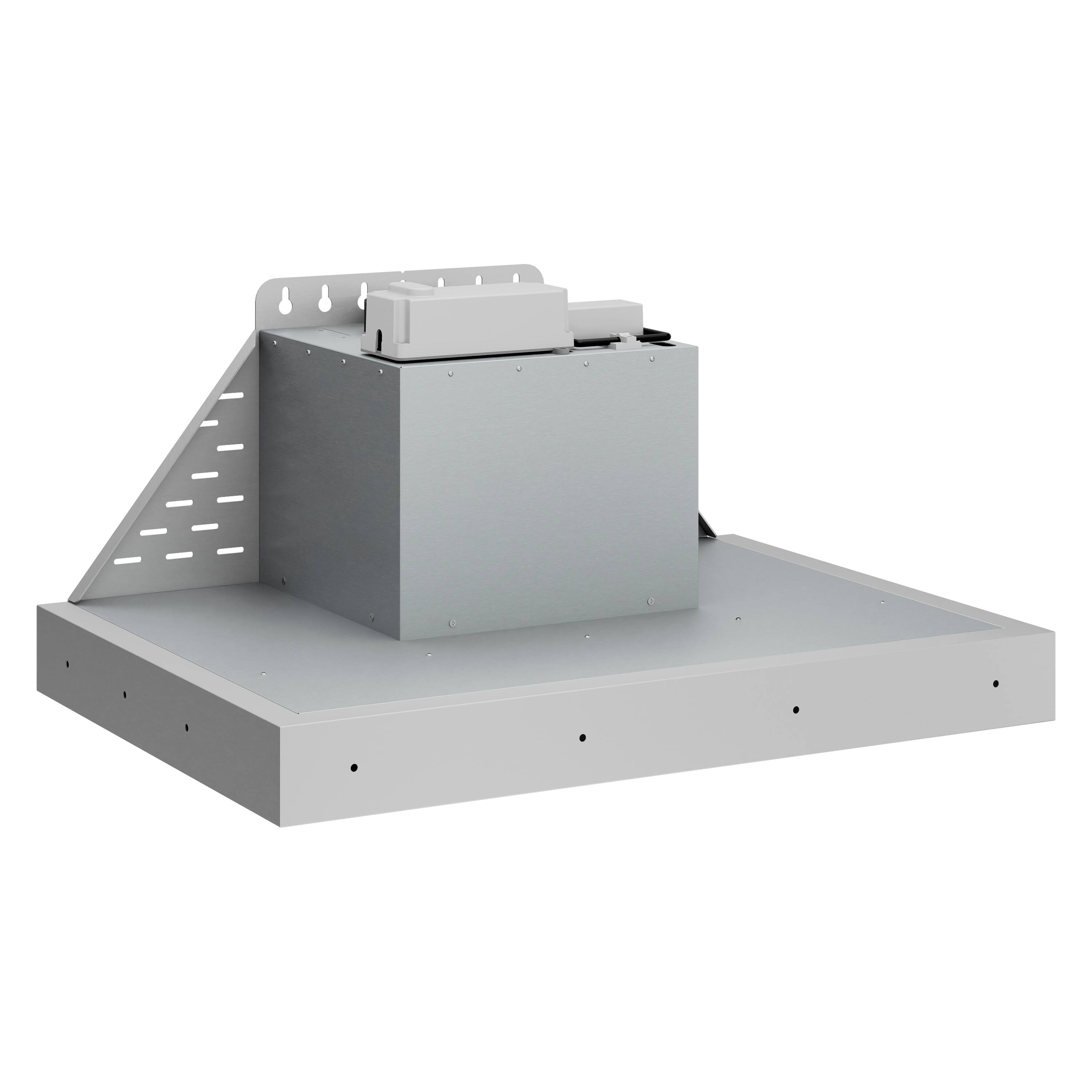 Alt View 4. ZLINE - ZLINE 28 in. DuraMount™ Ducted Wall Mount Range Hood Insert in Stainless Steel - Stainless Steel.