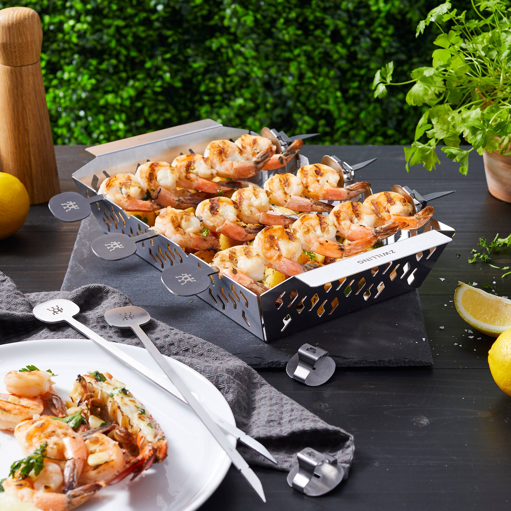 Alt View 5. ZWILLING - ZWILLING BBQ+ 13-pc Grill Accessories Tool Set - Stainless Steel.