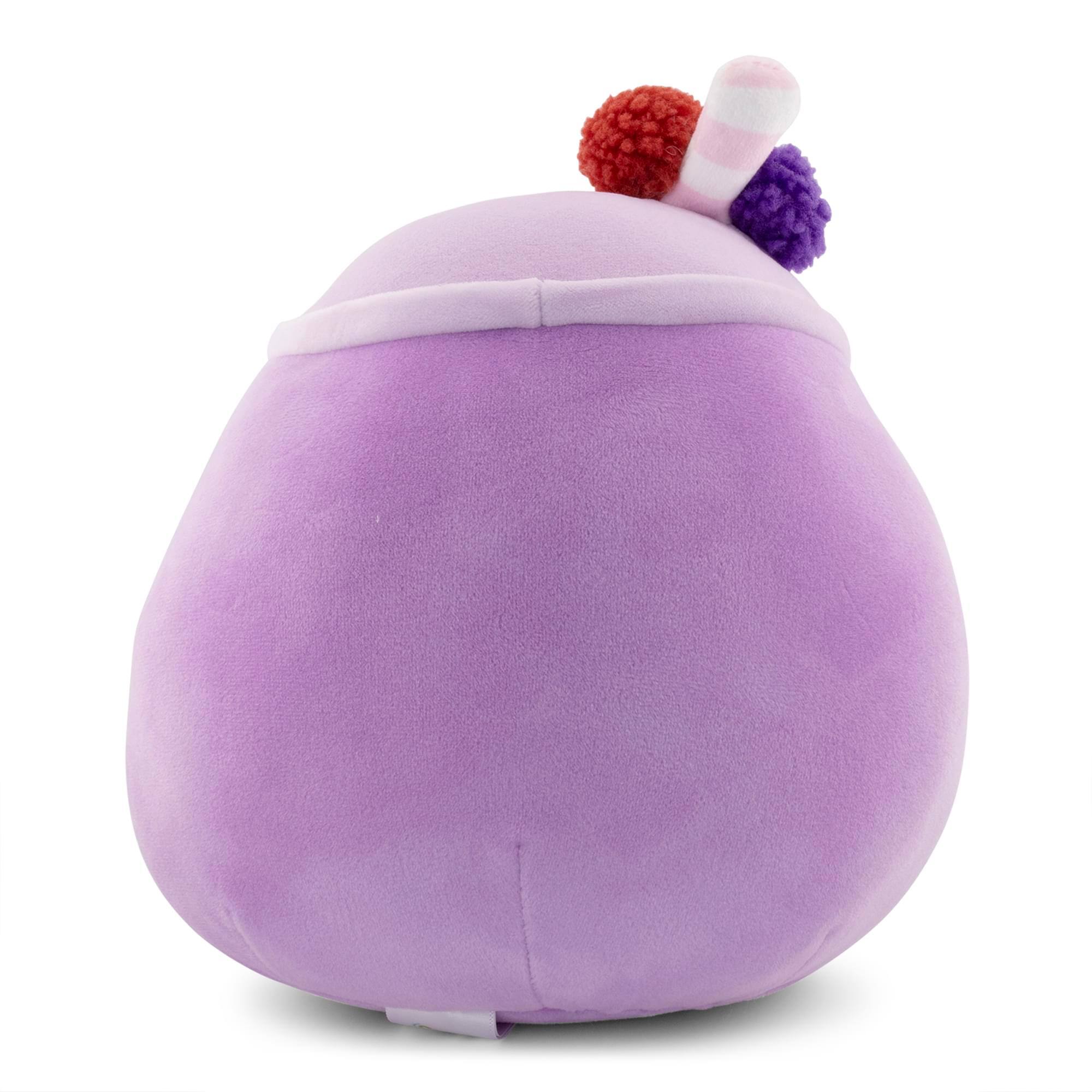 Alt View 2. Kellytoy - Squishmallows Breakfast Squad 8 Inch Plush | Vie The Berry Smoothie - Purple.