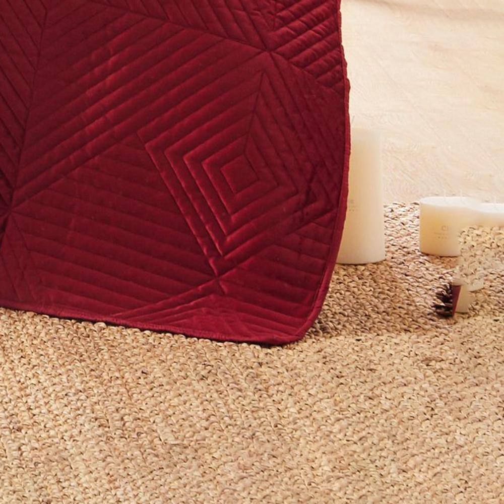 Alt View 3. Greenland Home Fashions - Greenland Home Fashion Riviera Velvet Ultra Soft High-Quality Throw Blanket Standard Red - Red.
