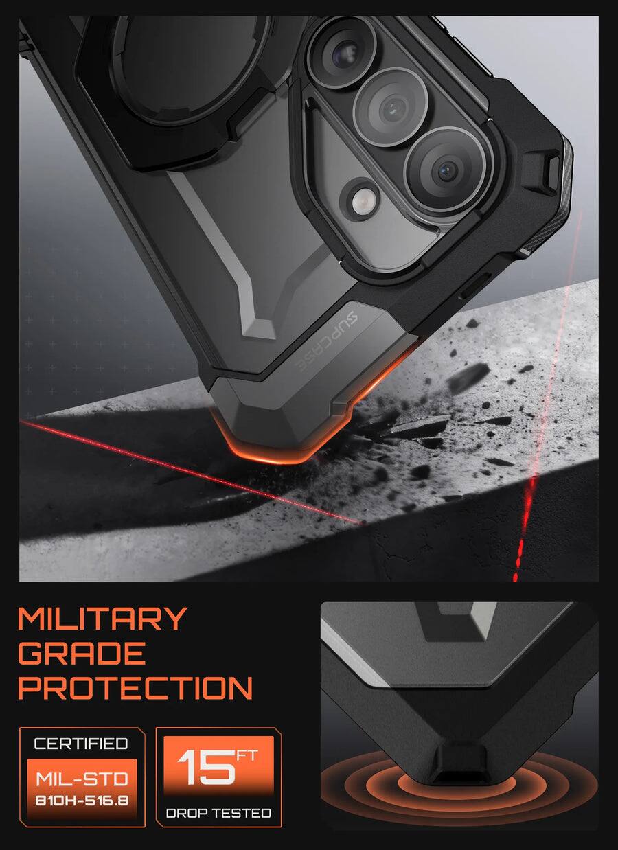 SUPCASE MILITARY GRADE PROTECTION CERTIFIED FT MIL-STD 810H-516.8 DROP TESTED