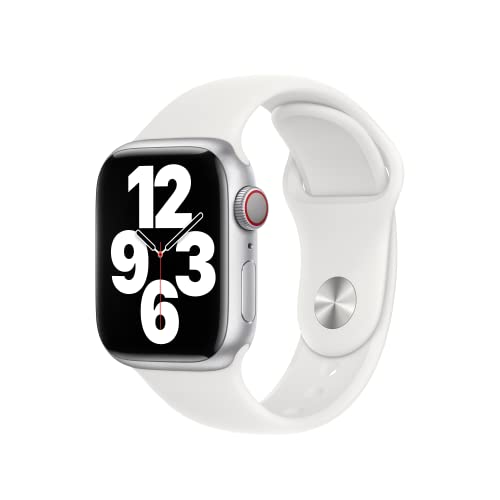 Alt View 1. Apple - Apple Watch Band - Sport Band (41mm) - White - White.