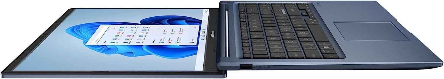 Alt View 3. ASUS - Vivobook 15 F1504Z 15.6” FHD Intel Core i3-1215U 1.2 GHz up to 4.4 GHz 8GB DDR4 RAM 256GB SSD Windows 11 Home - Blue.