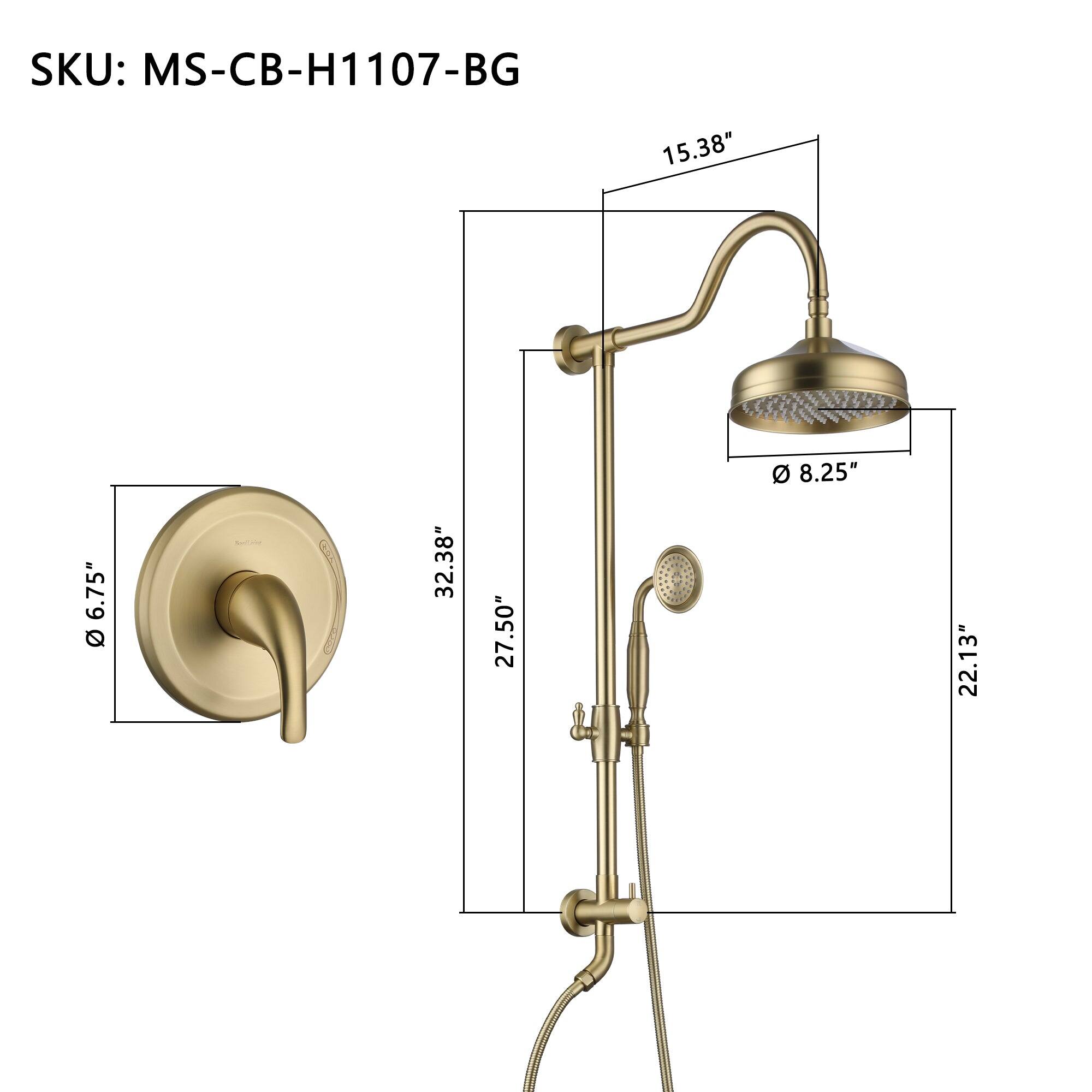SKU: MS-CB-H1107-BG 15.38" 6.75" 32.38" 27.50" 8.25" 22.13"
