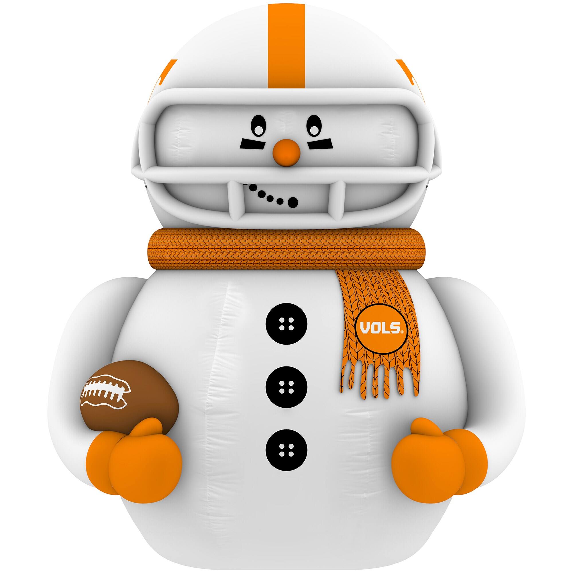 Front. Sporticulture - Tennessee Volunteers Inflatable Snowman Player - Orange.