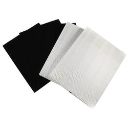 HQRP - HEPA Filter Kit for Fellowes AeraMax 200 - Replaces 9287101, 2 HEPA H13 + 4 Carbon Prefilters