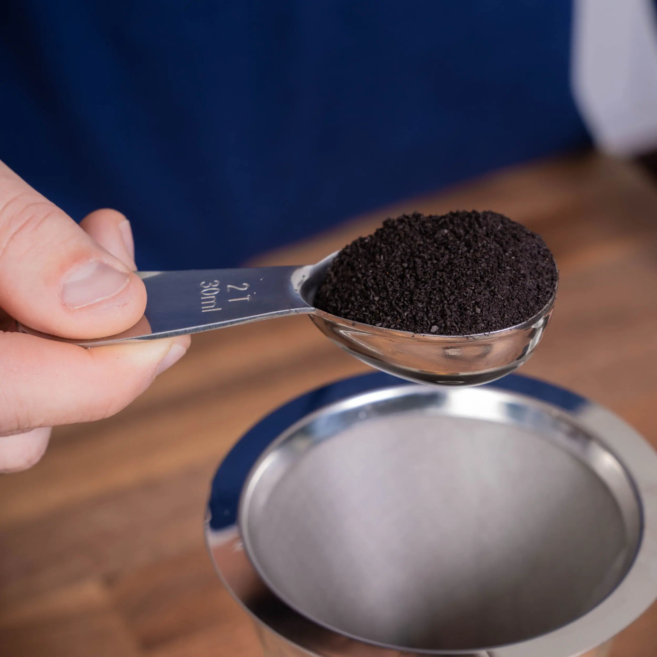 Alt View 1. Escali - London Sip Stainless Steel Coffee Spoon, 2 TBSP - Silver.