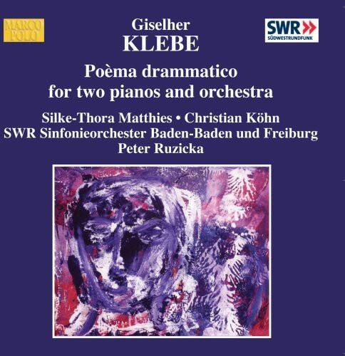 MARCO GISELHER  
SWR POEMA DRAMMATICO  
KLEBE  
for two pianos and orchestra  
Silke-Thora Matthies • Christian Kühn  
SWR Sinfonieorchester Baden-Baden und Freiburg  
Peter Ruzicka  

SWR SÜDWESTRUNDFUNK