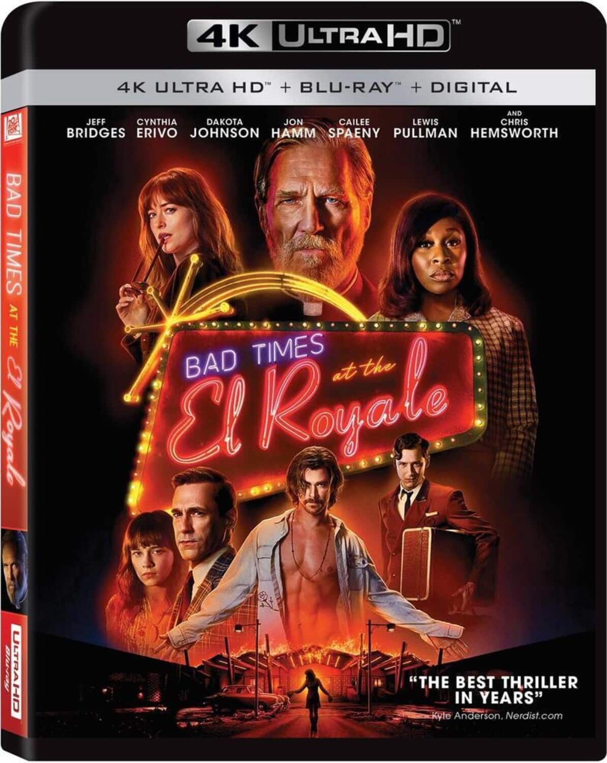 Bad Times at the El Royale  - 4K Blu-Ray