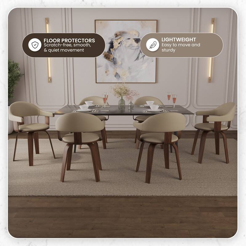 FLOOR PROTECTORS  
Scratch-free, smooth, & quiet movement  

LIGHTWEIGHT  
Easy to move and sturdy