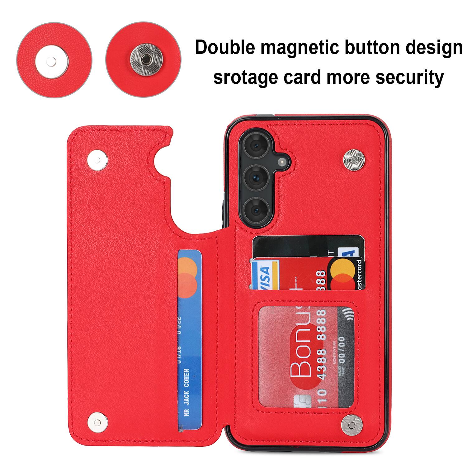 Dteck Wallet Case for Samsung Galaxy A36 5G, RFID Blocking Double ...