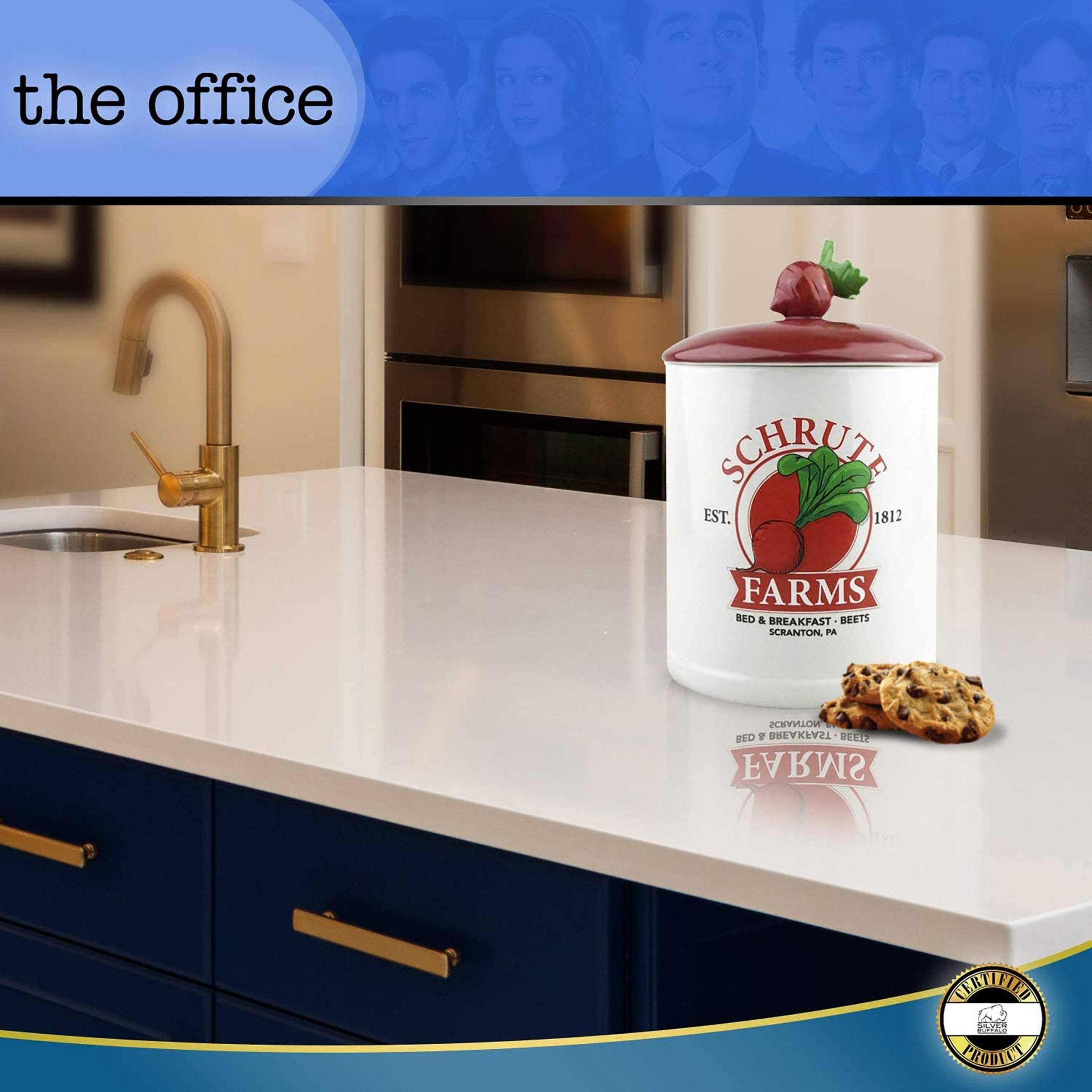 The Office  
Schrute Farms  
Est. 1812  
Bed & Breakfast, Beets  
Scranton, PA