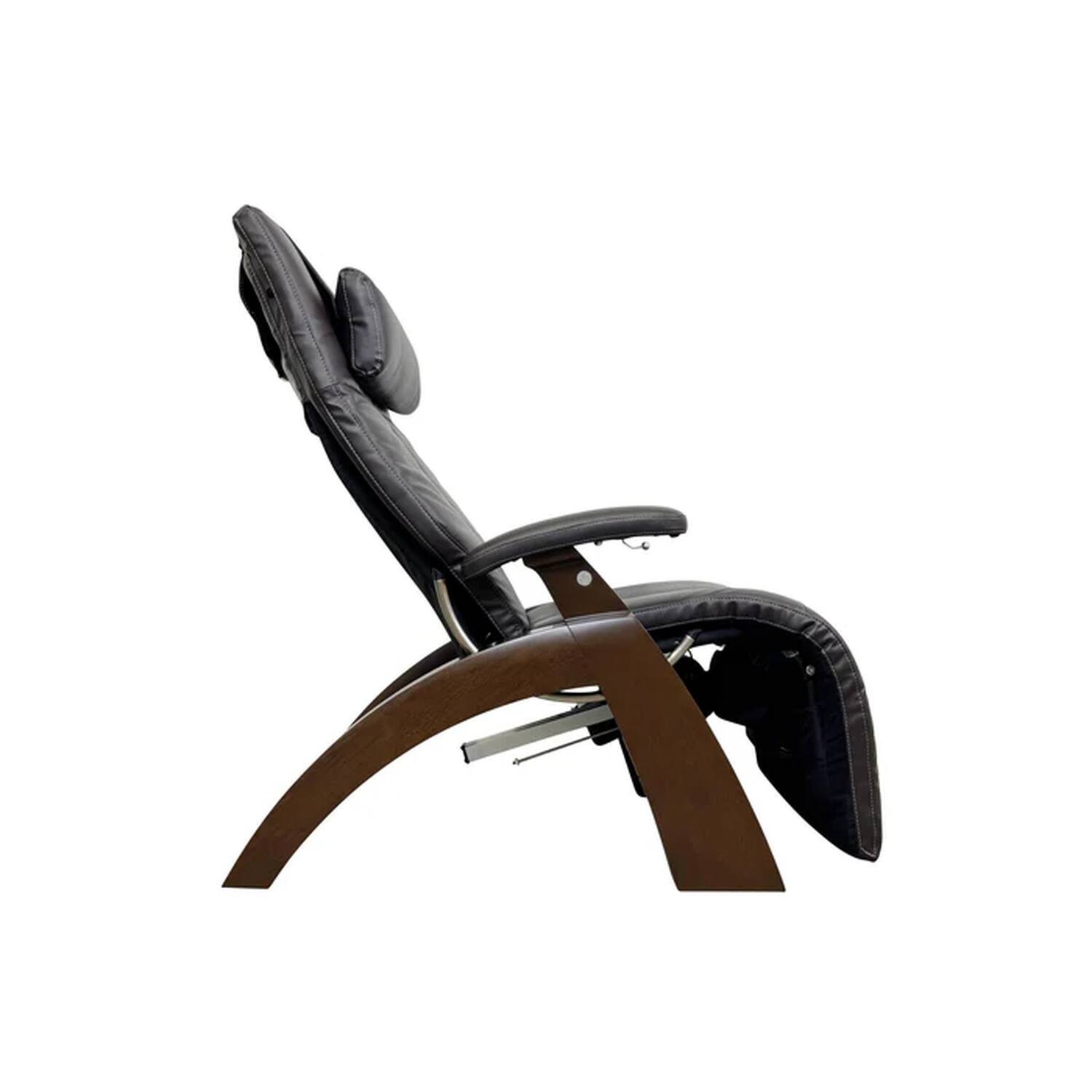 Left. Human Touch - Perfect Chair PC-365 Classic Power Zero Gravity Recliner - Dark Walnut/Espresso.