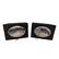 Alt View 3. SDX Audio - 5"x7" Speaker Enclosure Pair w Internally Pre-Wired Fast-On Terminal - Black.