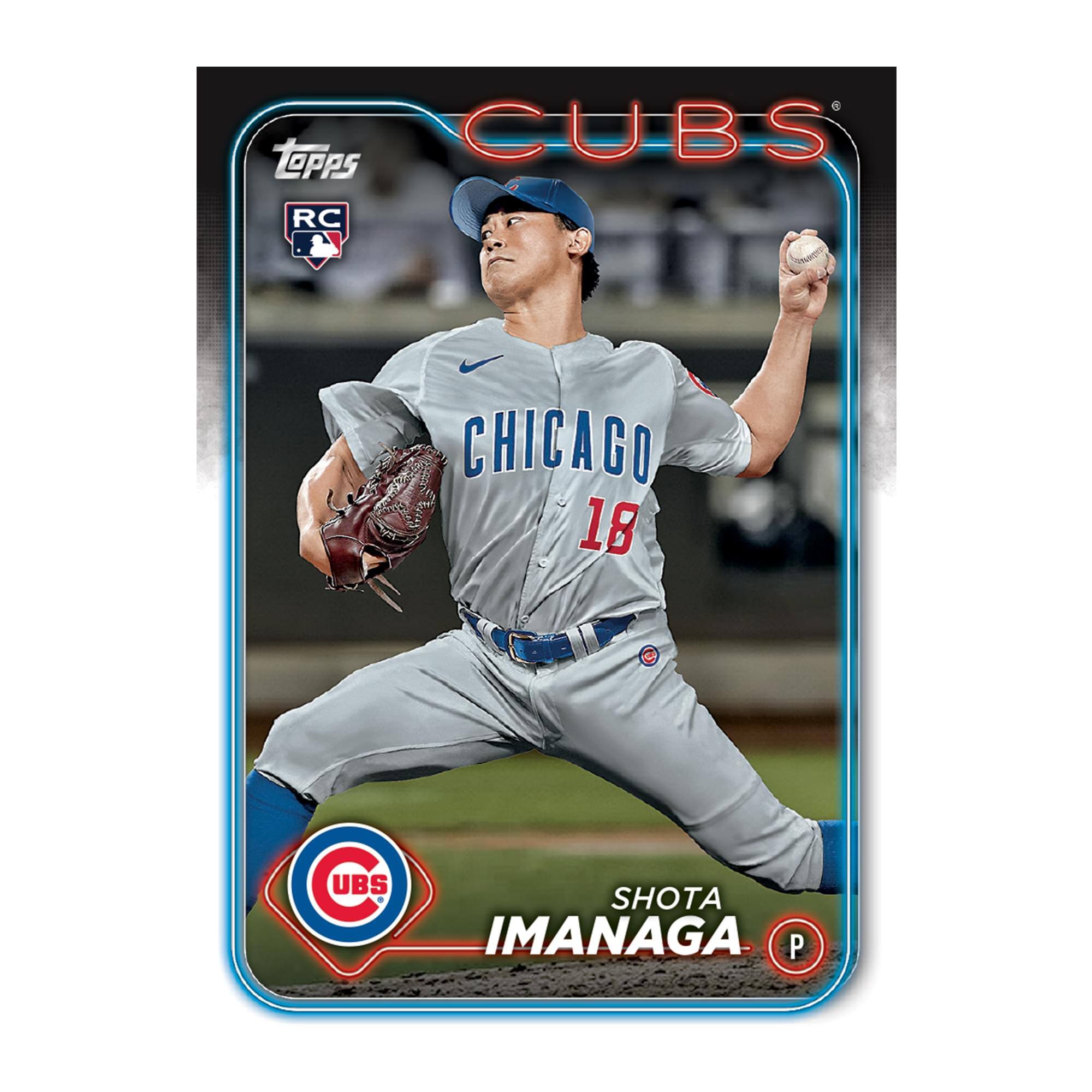 Topps CUBS RC CHICAGO 18 CB UBS SHOTA IMANAGA P