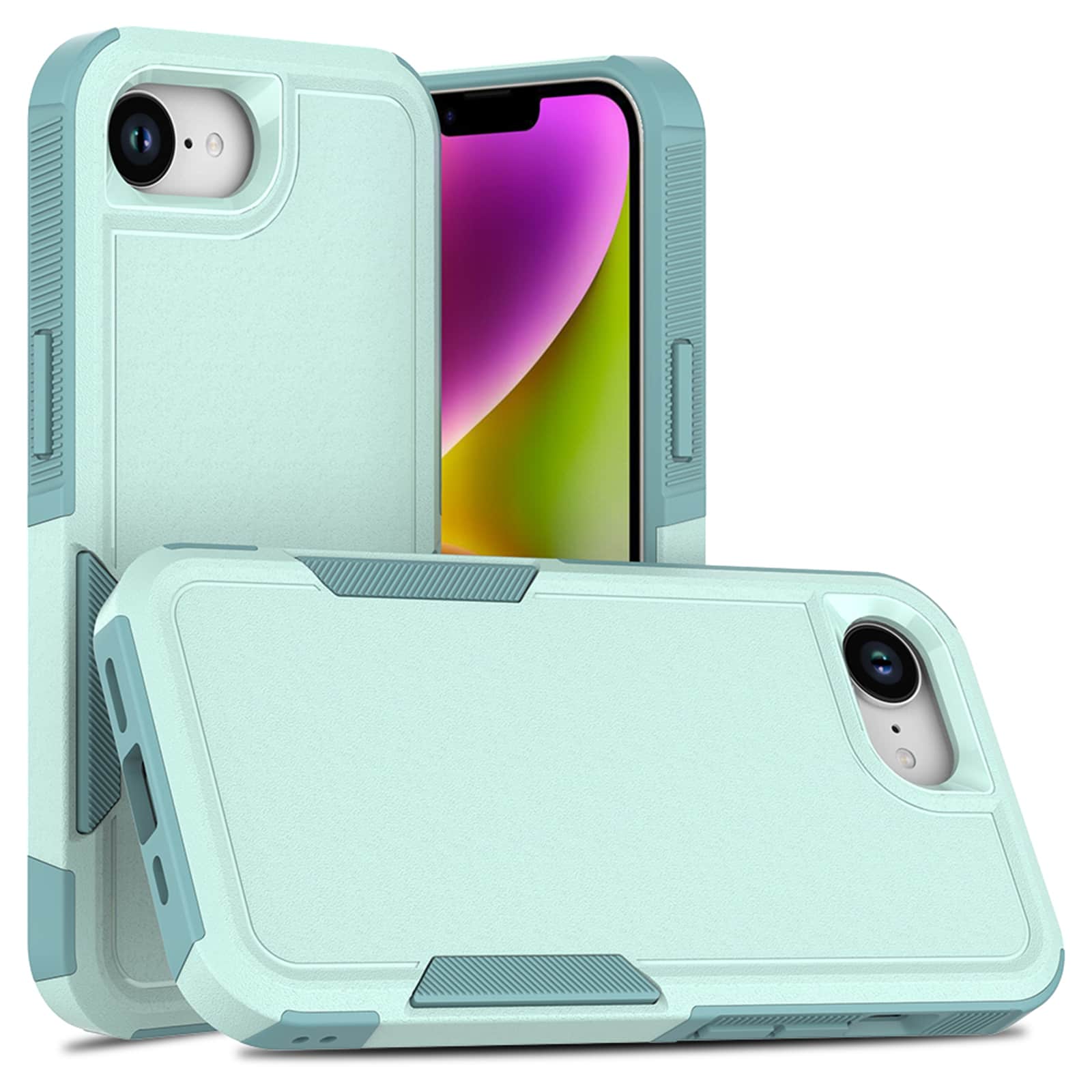 UUCOVER - Shockproof Case for iPhone 17e / iPhone 16e Hybrid Dual Layer TPU + PC Protective Anti-Slip Rugged Back Cover - Mint price history on PriceWatchPro
