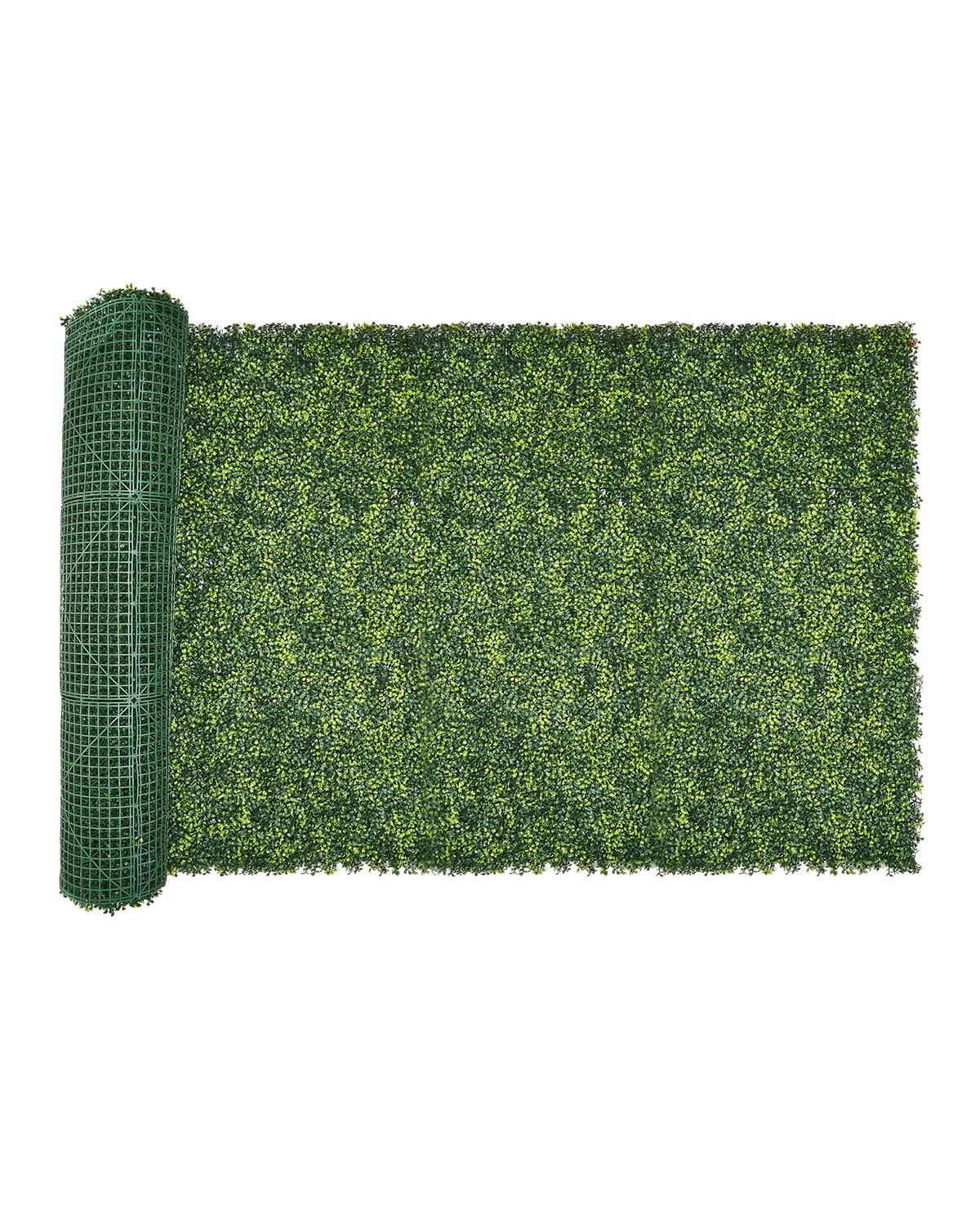 Front. VEVOR - Artificial Grass Wall Panels, 40 x 120 inch, Milan Grass Greenery Boxwood Panel for Indoor Outdoor Green Decor - Green.