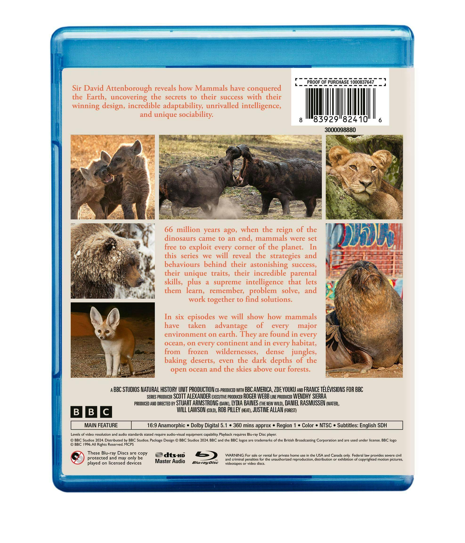 Back. Mammals [Blu-ray].