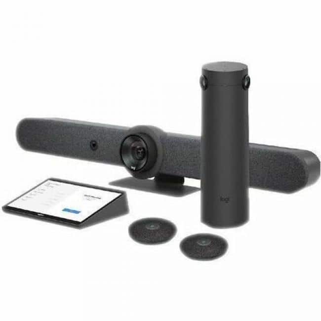 Logitech - Rally Bar + Sight Room Kit - TAA - For Video Conferencing - TAA Compliant - Graphite