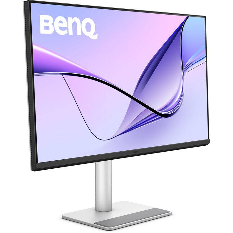 Alt View 3. BenQ - MA320UP 32” 4K UHD IPS Monitor 1300:1 5ms USB Hub & Stereo Speakers P3 Color Gamut, HDMI, Height & Tilt Adjustable Stand - Gray.