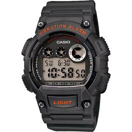 Casio - Men's Shock-Resistant Digital Sport Watch with Band- W-735H-8AV - Gray