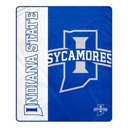 Pegasus - Indiana State Sycamores 50" x 60" Endzone Ultra Soft Throw Blanket - Multicolor