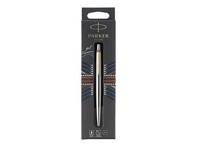Alt View 1. Parker -  Jotter Retractable Rollerball Pens, Medium Point, 0.7mm, Black Ink  - Black Ink.