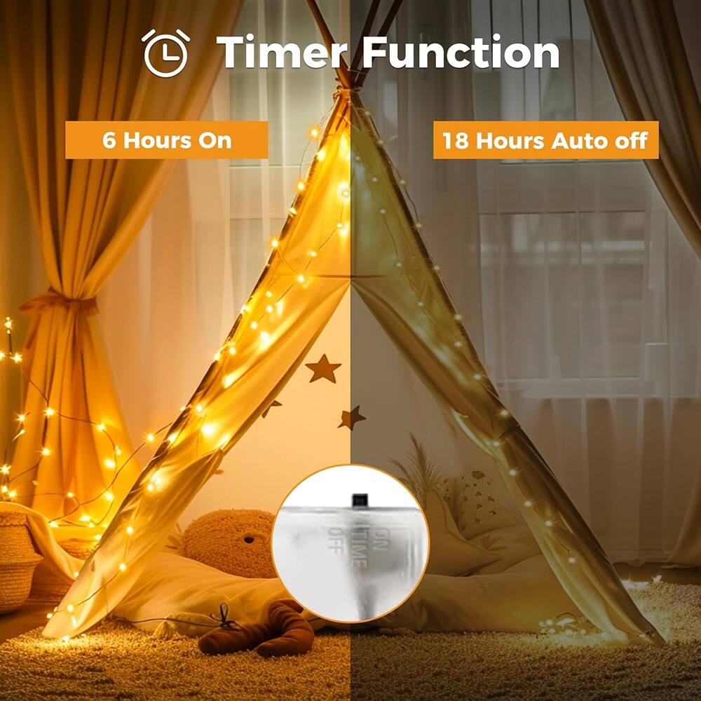 Timer Function  
6 Hours On  
18 Hours Auto off