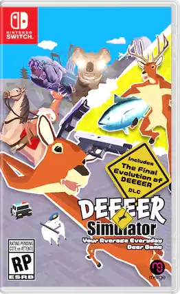 Front. Merge Games - DEEEER Simulator: Your Average Everyday Deer Game. - T (Teen 13+)
