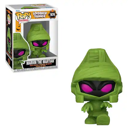 CERD Funko LOONEy 1674 P POP! TUNES ANIMATION -- MARVIN THE MARTIAN FIGURINE EN VINYLE VINTL FIGURE J FIGURA DE VINIL AGTOGA PUDE 3 PEOEN A AUVENTENDIA - -. - - A ATTENTION DANG . - noino - A RANNG 200 - - - - I - - - a -