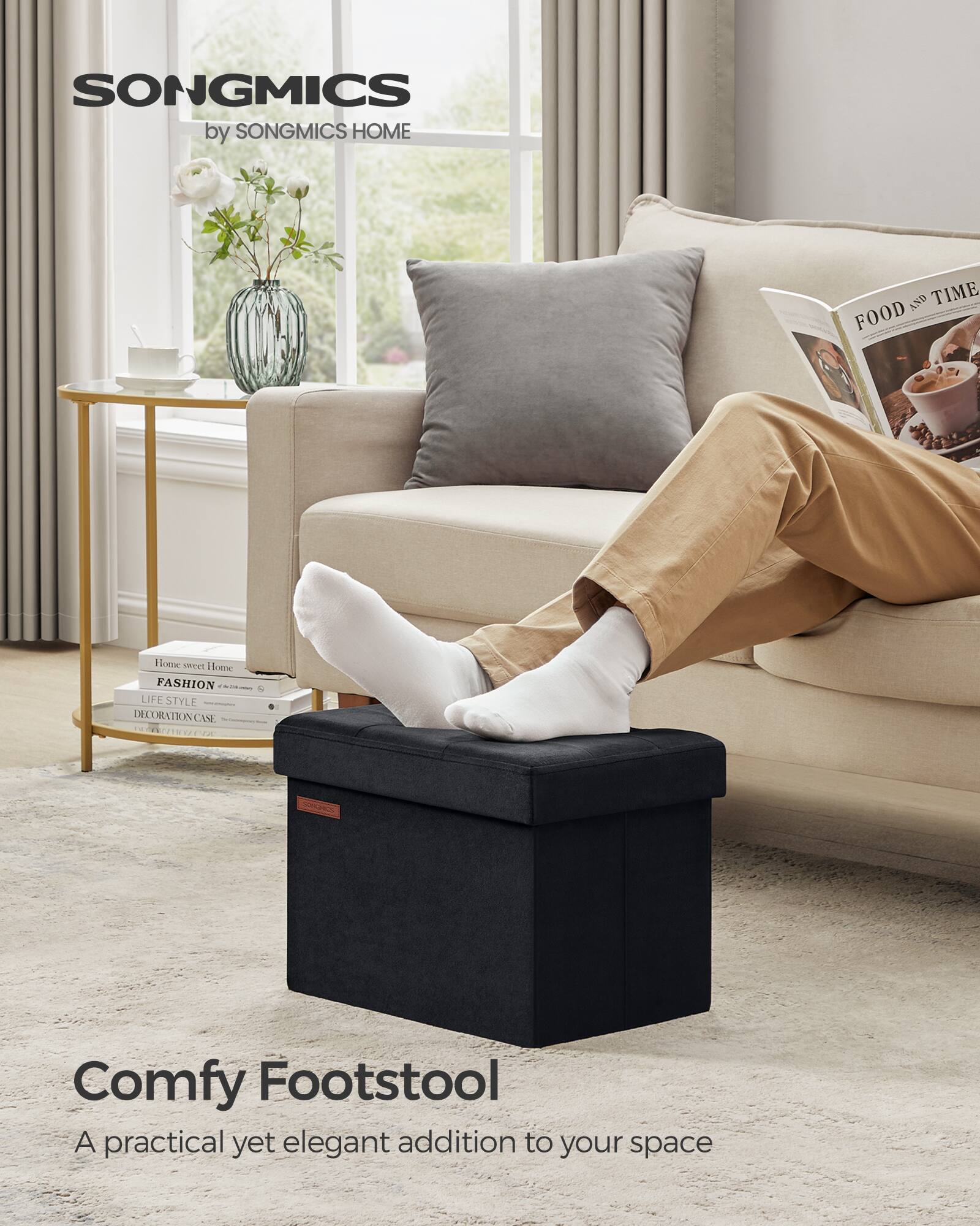 SONGMICS by SONGMICS HOME

Home VATRE Home FASHION LIFE STYLE DECORATION

21M2 - A Comfy Footstool

A practical yet elegant addition to your space