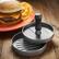 Alt View 4. Pure Grill - Aluminum BBQ Patty Maker with 100 Wax Papers - Black.