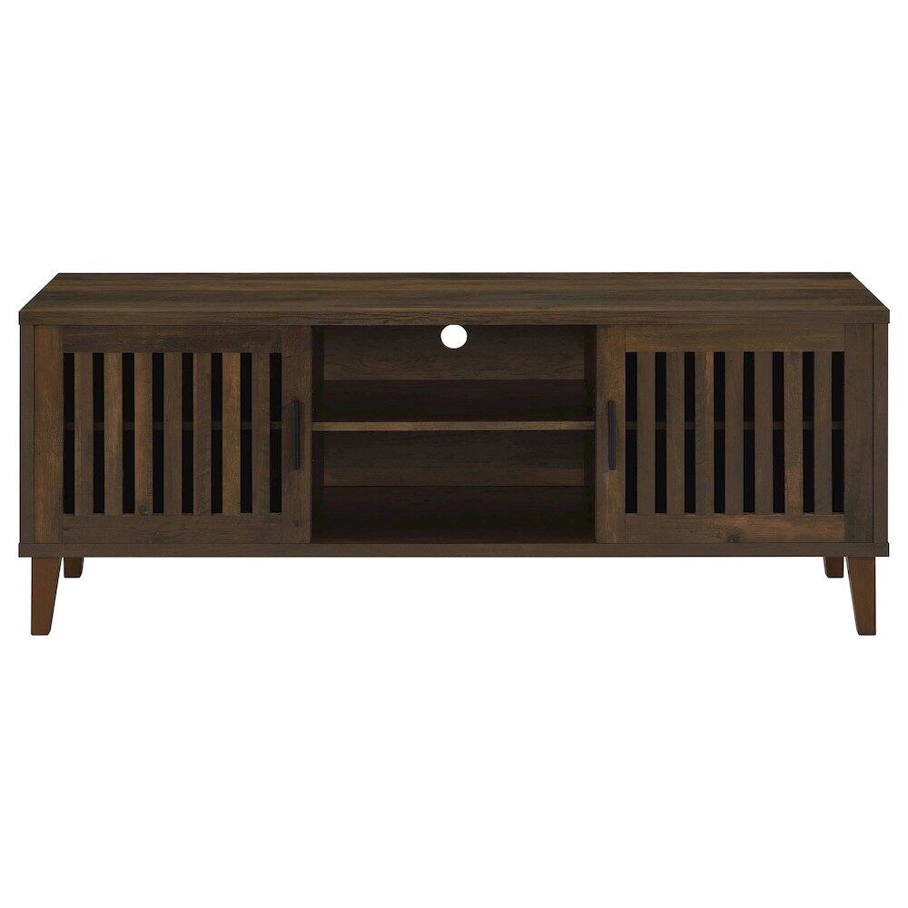 Alt View 4. Coaster Co. of America - Sedona 2-door Engineered Wood 60" TV Stand Dark Pine - Green.